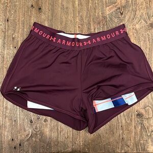 Under Armour shorts with spandex shorts